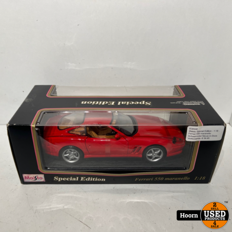 Maisto Special Edition - 1:18 - Ferrari 550 maranello Schaalmodel Nieuw in Doos