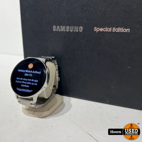 Samsung Galaxy Watch Active 2 44mm Special Edition in Doos met Lader in Nette Staat