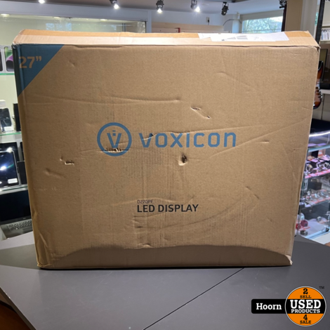 Voxicon D27QPF LED Monitor 27 inch 2560x1440 16:9 IPS 75Hz ZGAN Compleet in Doos