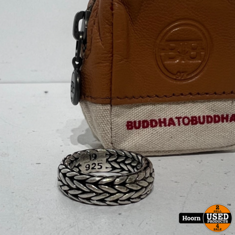 Buddha to Buddha Ring Ellen Small maat:19 in Pouch in Zeer Nette Staat