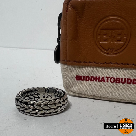 Buddha to Buddha Ring Ellen Small maat:19 in Pouch in Zeer Nette Staat