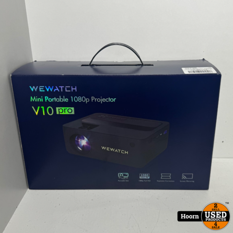 WEWATCH V10 Pro Native 1080P WiFi Projector/Beamer Mini LED Full HD Compleet