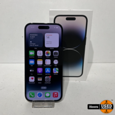 Apple iPhone iPhone 14 Pro 1TB Space Black Compleet in Doos in Zeer Nette Staat Accu:86%