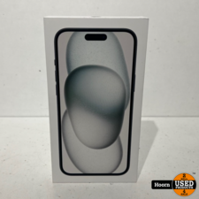 Apple iPhone iPhone 15 Plus 128GB Black Nieuw in Seal met Bon