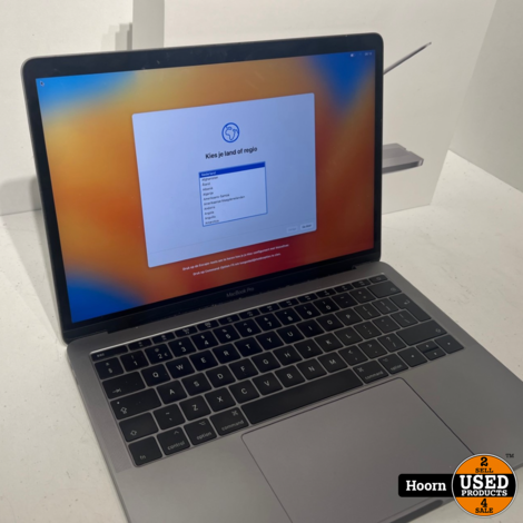 Macbook Pro 2017 13-inch i5/8GB/128GB SSD Space Gray Compleet in Doos