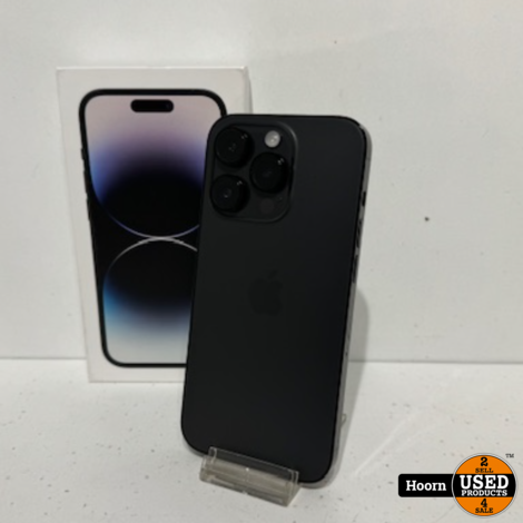 iPhone 14 Pro 256GB 5G Black in Doos Accu:100%