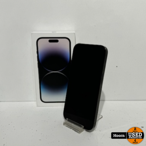 iPhone 14 Pro 256GB 5G Black in Doos Accu:100%