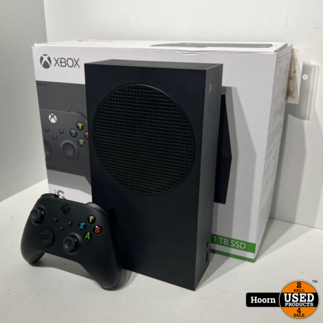 Xbox Series S 1TB Awesome Black All Digital Compleet in Doos in Zeer Nette Staat