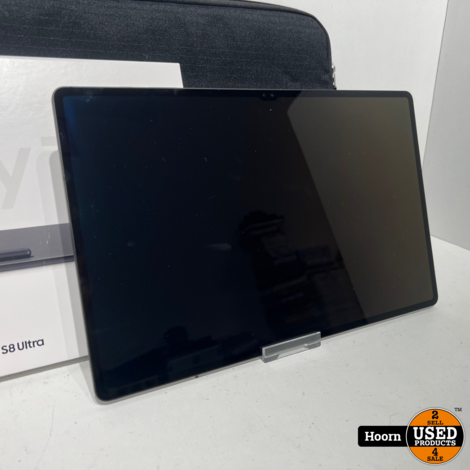 Samsung Galaxy Tab S8 Ultra 128GB Wifi ZGAN 14.6'' Inch Compleet in Doos met Pen en Tas