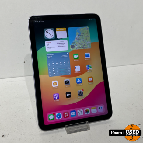 Apple iPad Mini 2021 WiFi 64GB Paars Incl. Keyboard Case en Lader