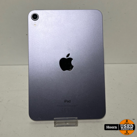 Apple iPad Mini 2021 WiFi 64GB Paars Incl. Keyboard Case en Lader