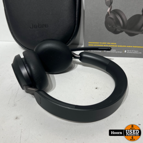 Jabra Elvove 2 65 MS Stereo Bluetooth headset Compleet in Doos