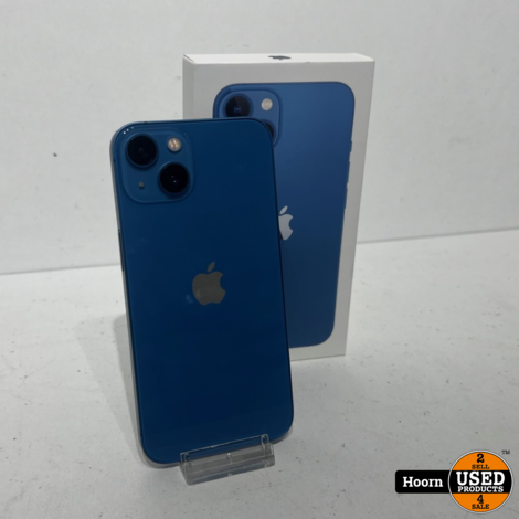 iPhone 13 128GB Blue Compleet in Doos Accu: 87%