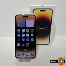 Apple iPhone iPhone 14 Pro Max 128GB Gold Compleet in Doos Accu: 99%