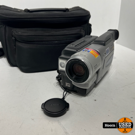 Sony CCD-TVR59E Video HI8 Video Camera Recorder Compleet in Tas