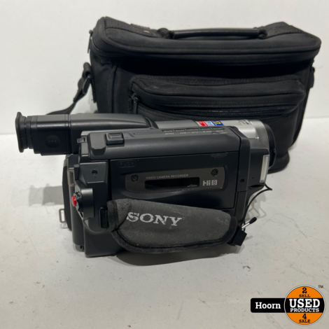 Sony CCD-TVR59E Video HI8 Video Camera Recorder Compleet in Tas