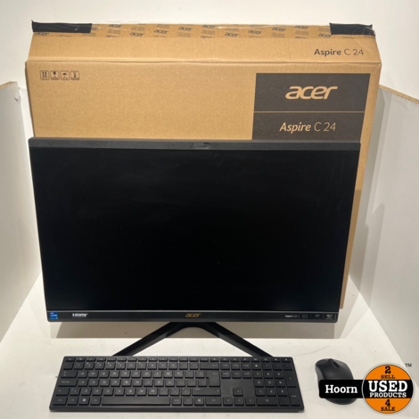 Acer Aspire C24-1700i5508 24inch All-in One PC Compleet in Doos met Bon