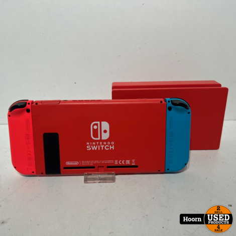 Nintendo Switch V2 Rood/Blauw incl. Lader en Docking