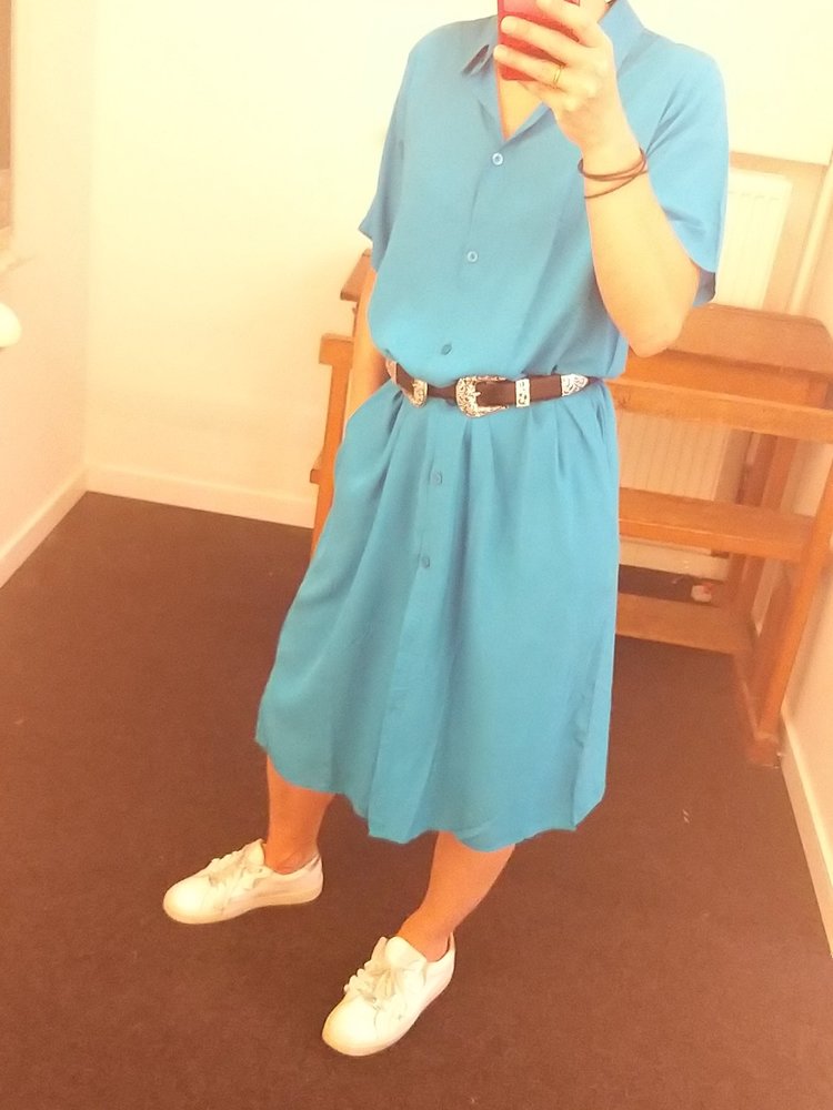 Me & Mommy Jurk hoogblauw