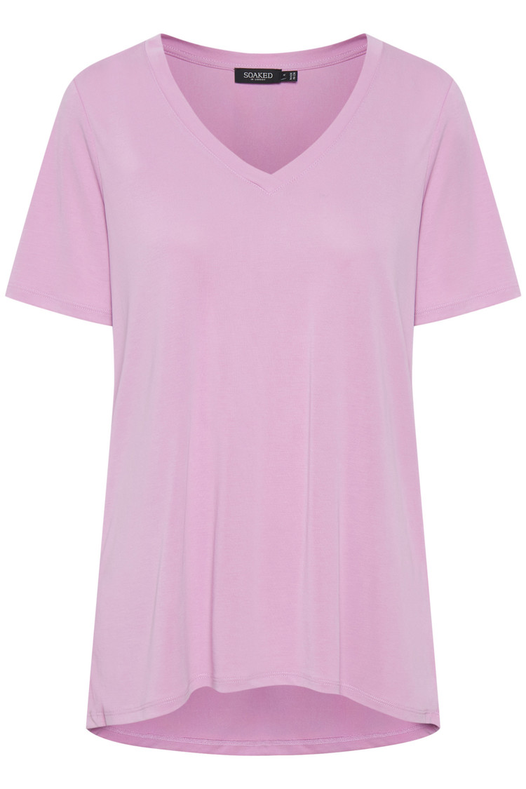 Soaked in luxury Columbine oversize tshirt lila