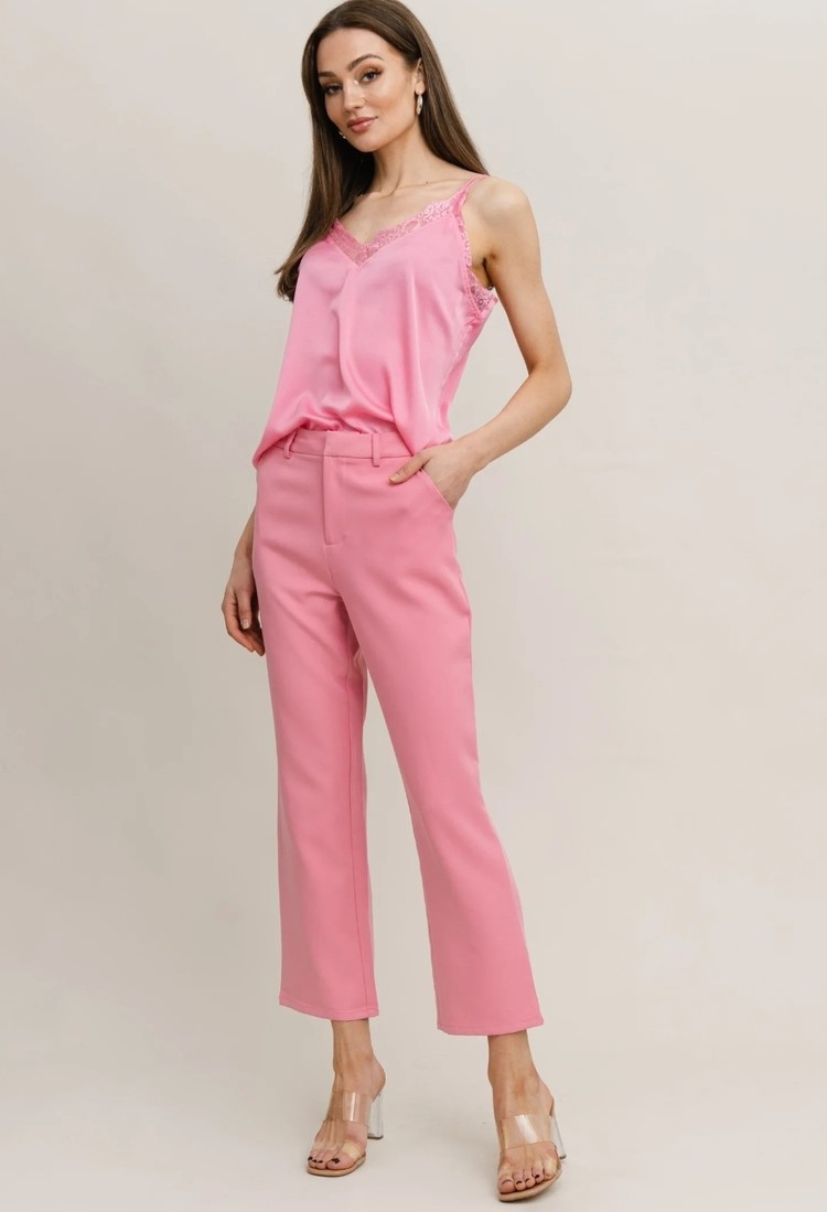 Ruth & Circle Blair bubblegum pant