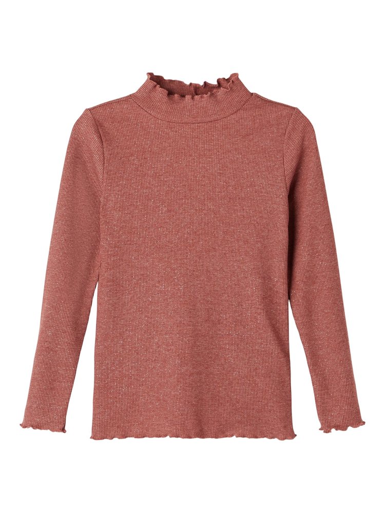 Name It NKFOLANTE LS SLIM TOP mauvewood