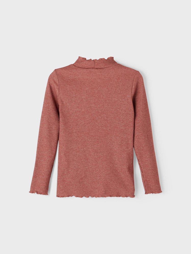 Name It NKFOLANTE LS SLIM TOP mauvewood