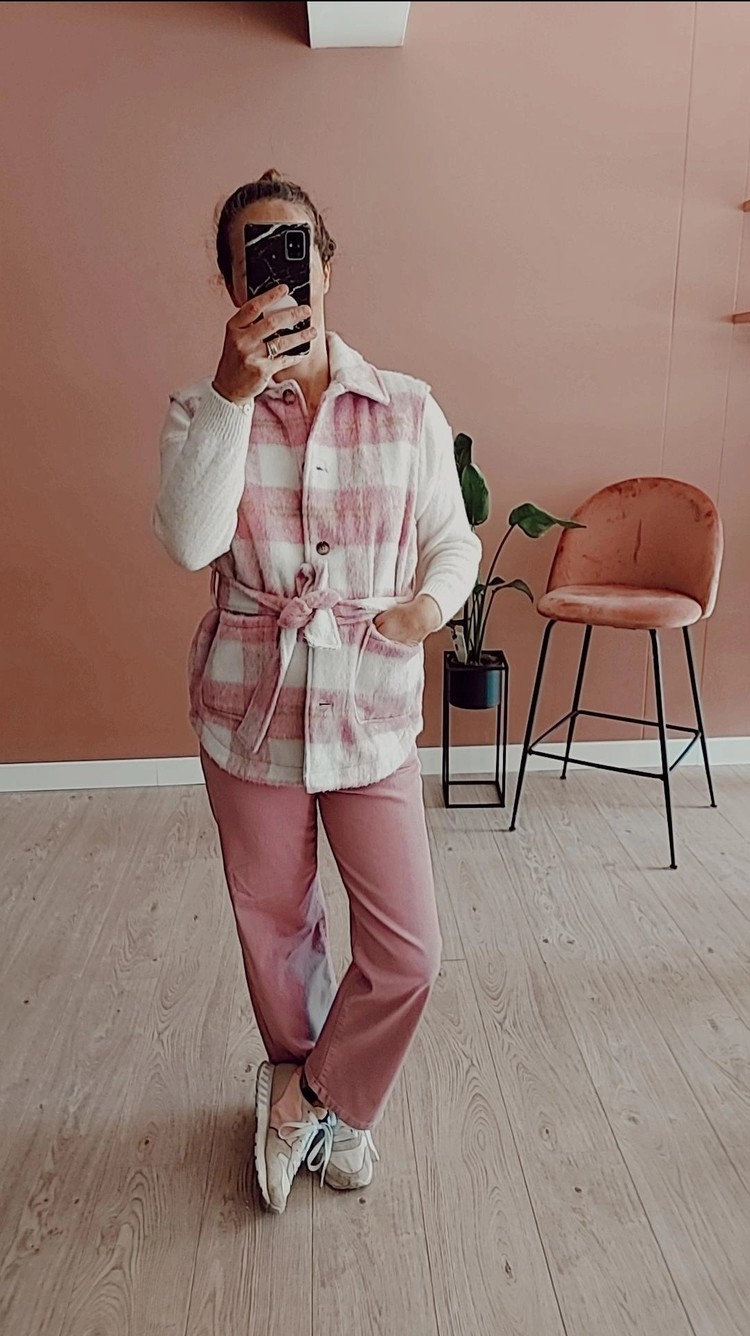 Pieces PCNELLIE CHECKED VEST