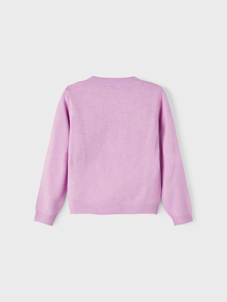 Name It NKFVIBBI LS KNIT smokey grape