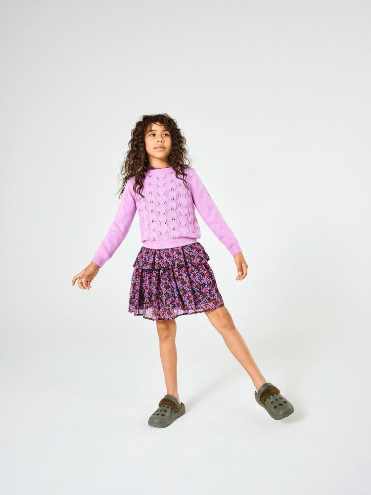 Name It NKFVIBBI LS KNIT smokey grape