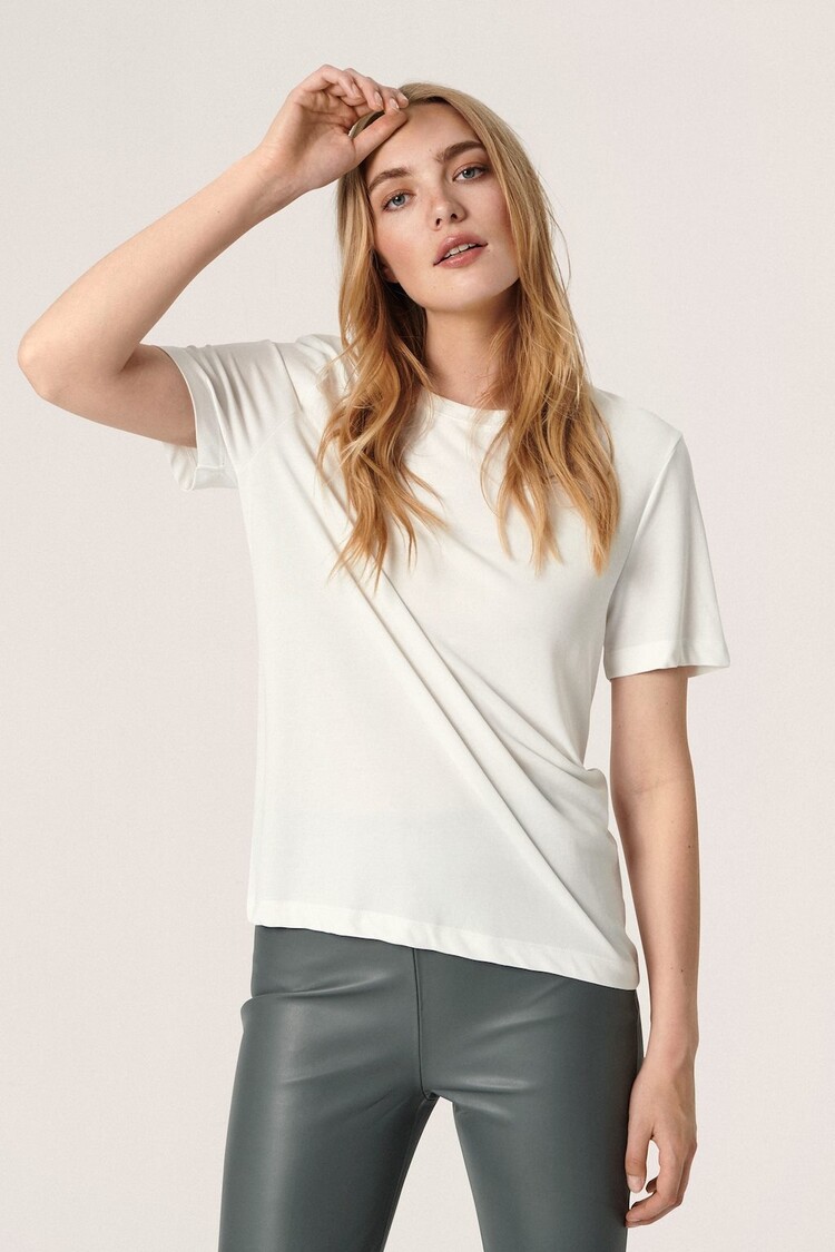 Soaked in luxury SLColumbine Loose Fit Tee white