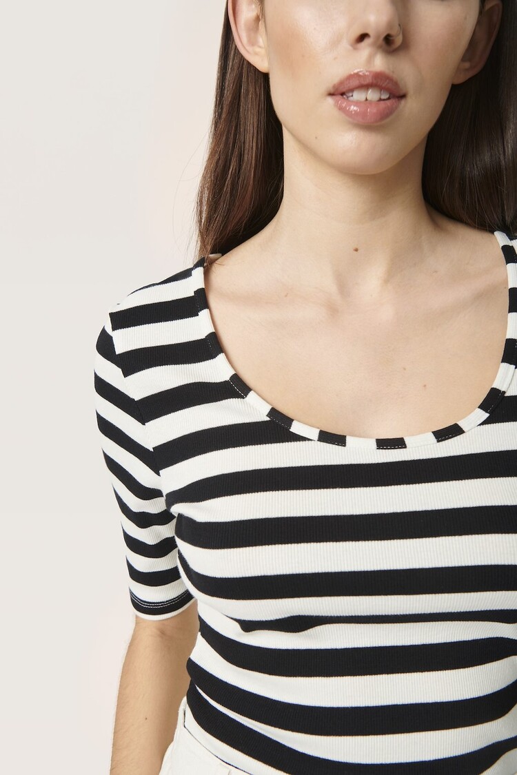 Soaked in luxury SLSimone Striped Tee SS