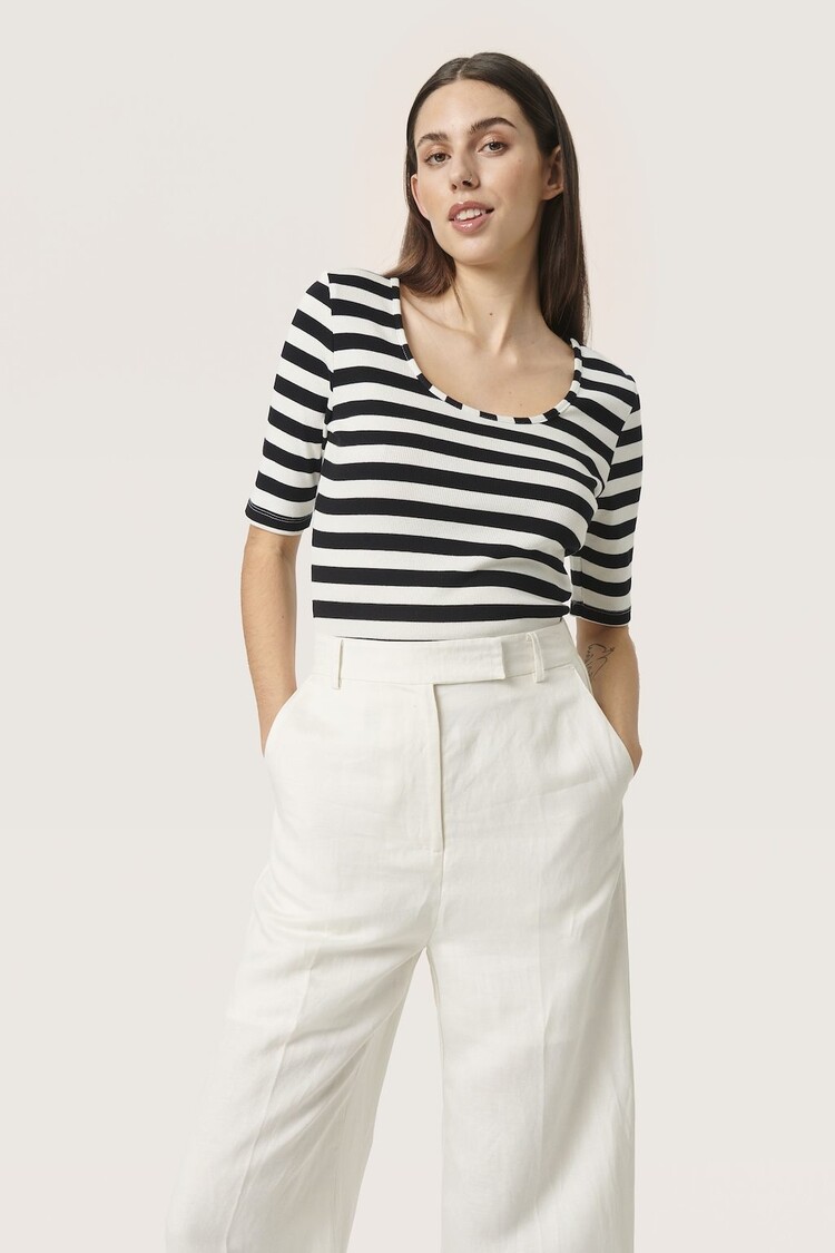 Soaked in luxury SLSimone Striped Tee SS