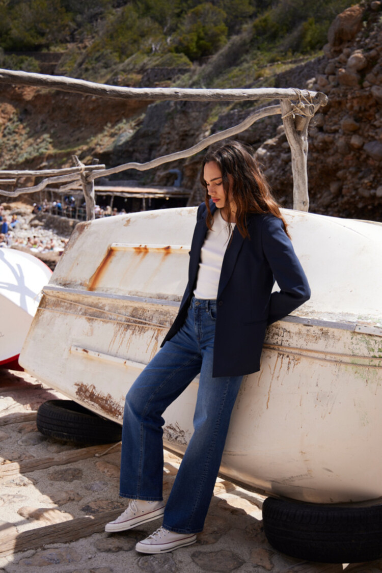 Ichi IHTWIGGY RAVEN STRAIGHT lightblue