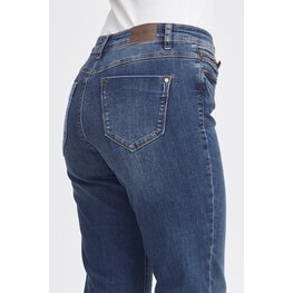 Pulz PZSANDRA HW Jeans Medium Straight Leg