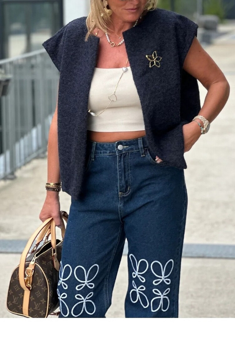 Wool bodywarmer black