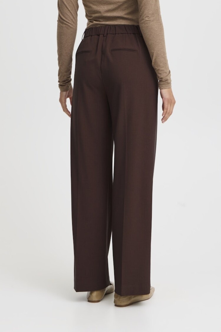 b.young BYDANTA WIDE LEG PANTS chocolat