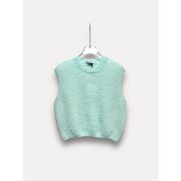 l’essentiel Sleeveless mohair body munt