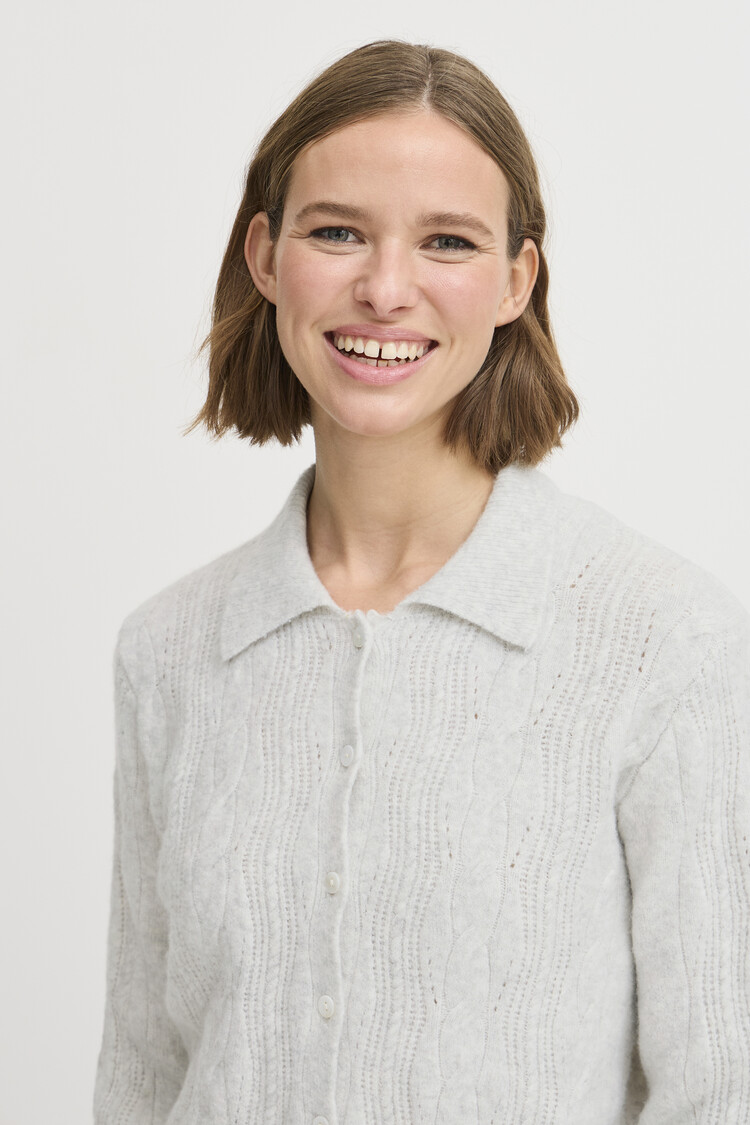 b.young BYMIFFA CARDIGAN light grey