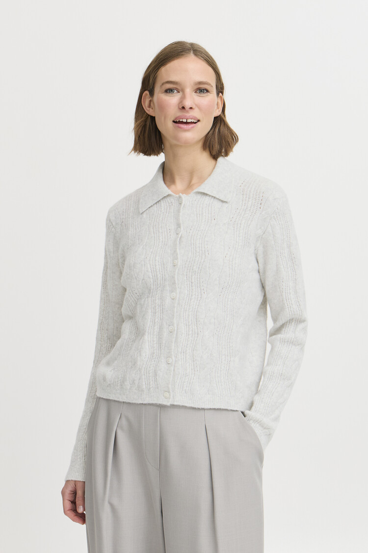b.young BYMIFFA CARDIGAN light grey