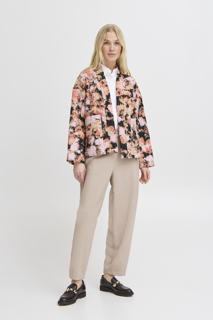 b.young BYDAIMA KIMONO humus