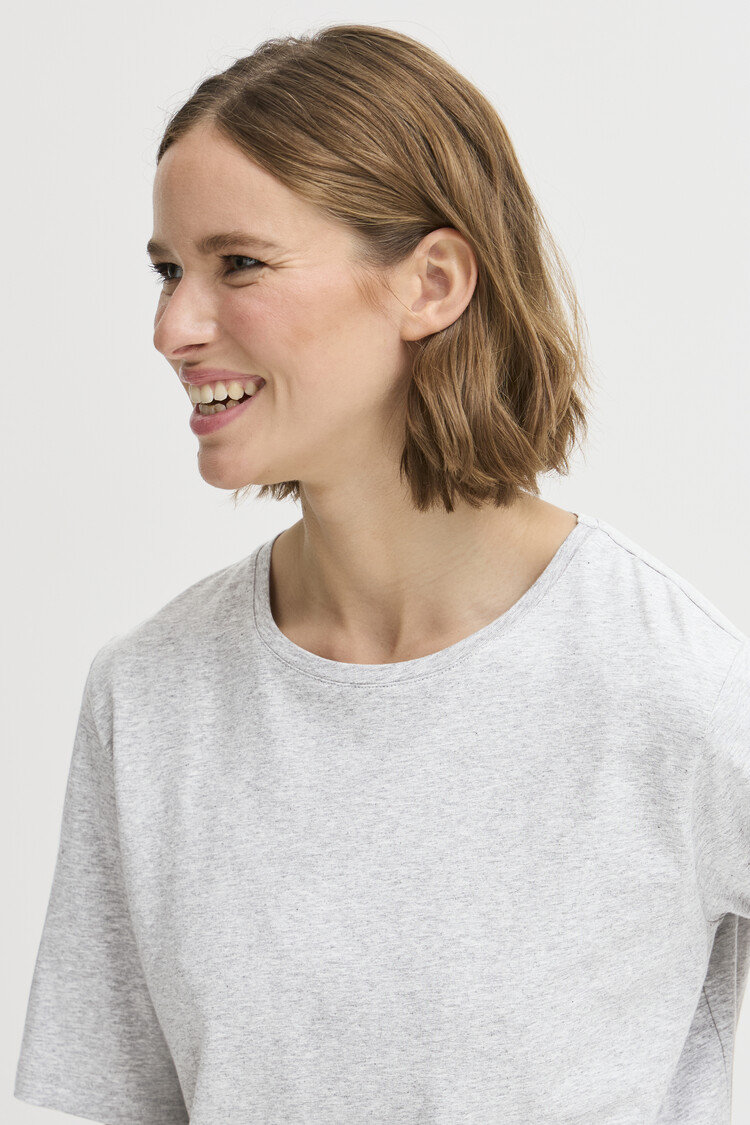 b.young BYPAMILA HALF TSHIRT grey