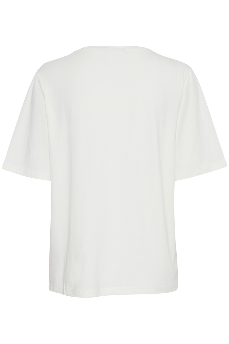 b.young BYPAMILA HALF TSHIRT off white