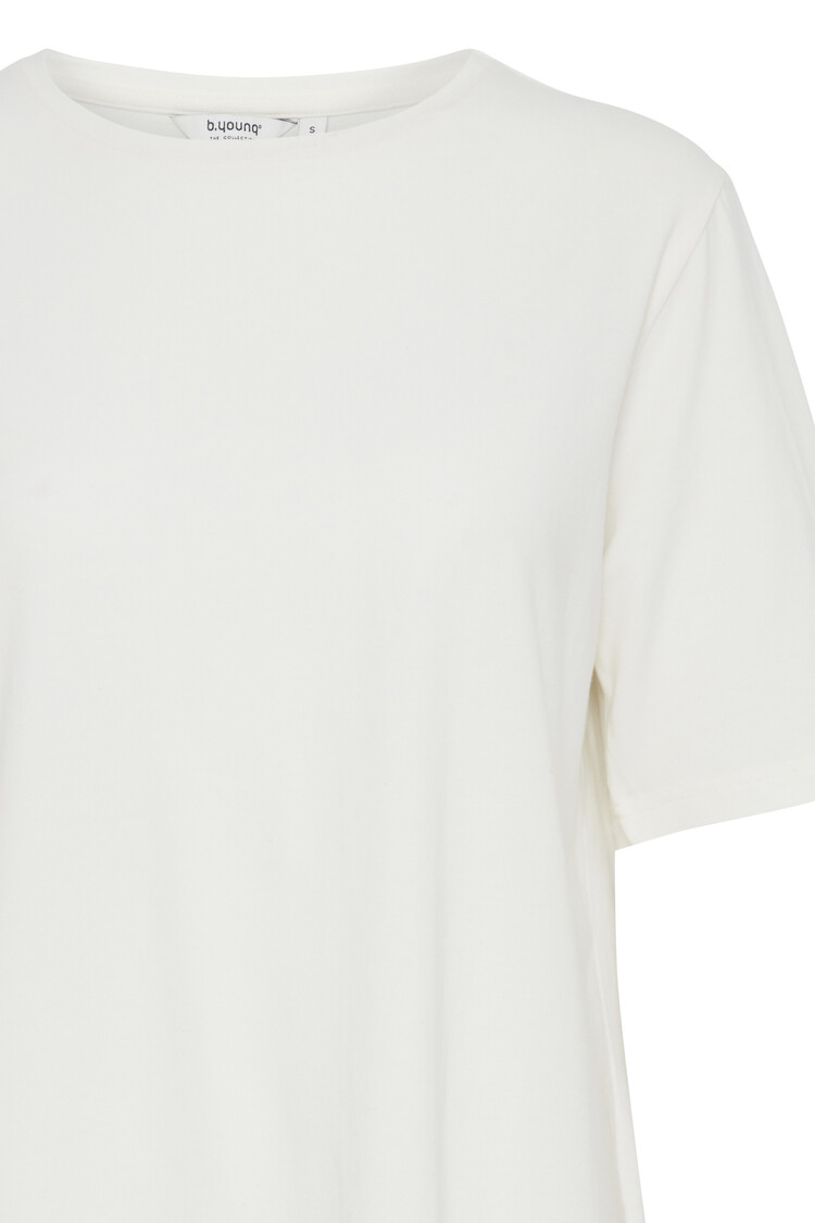 b.young BYPAMILA HALF TSHIRT off white