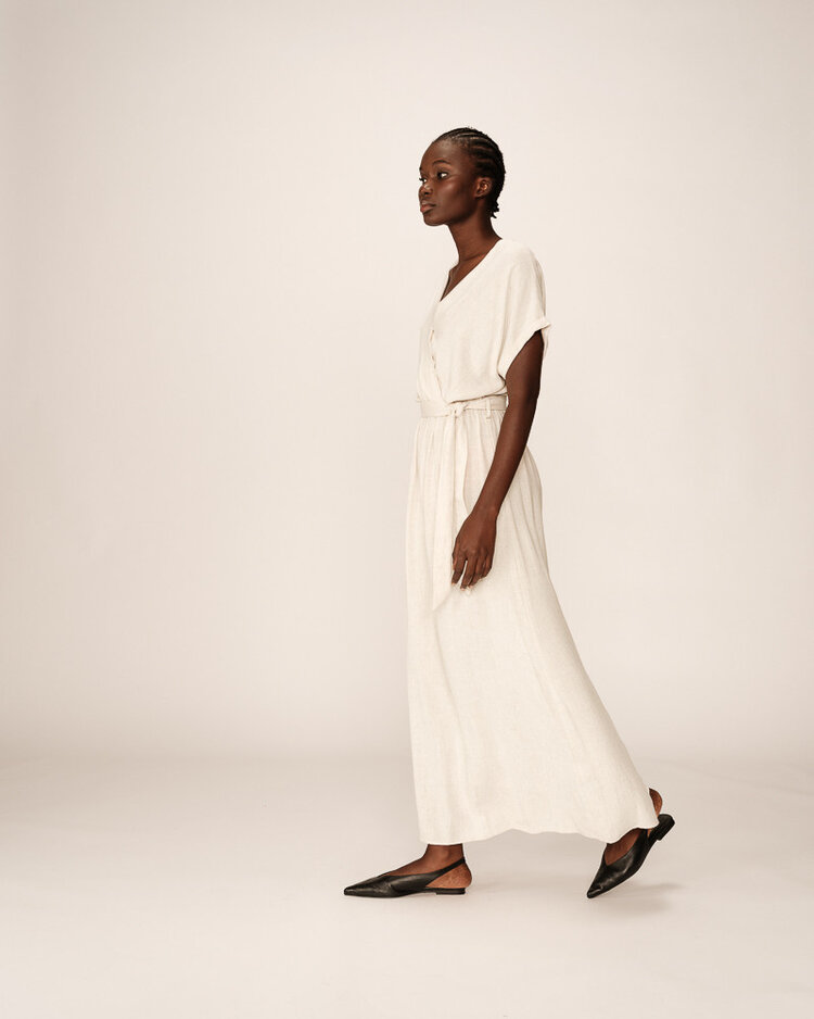 Grace & Mila Pollen jurk beige