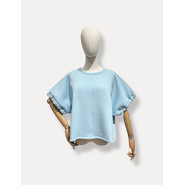 l’essentiel Blouse Italy babyblauw