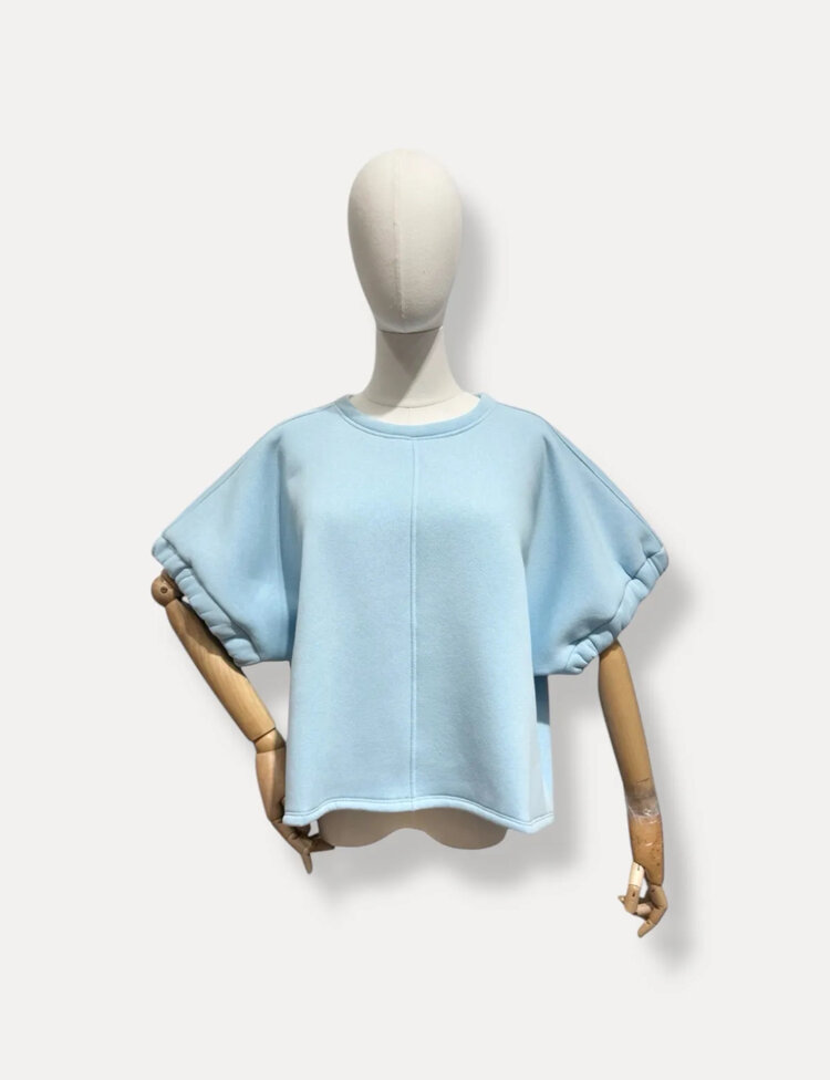 l’essentiel Blouse Italy babyblauw