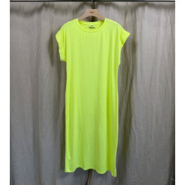 M&M Jurk fluo geel