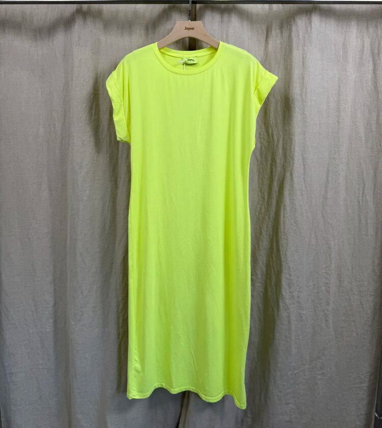 M&M Jurk fluo geel