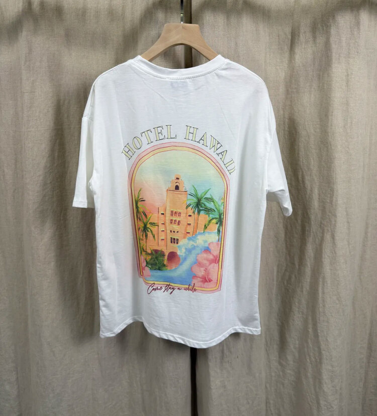 M&M Tshirt hotel hawai